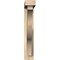 Ekena Millwork Funston Block Rough Sawn Bracket w/ Offset Brace, Douglas Fir, 4"W x 20"D x 24"H BKT0402X20X24FST05RDF - alternate 4